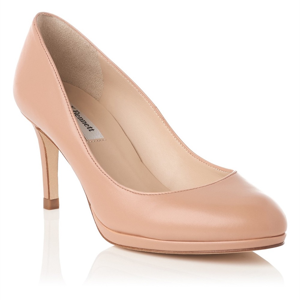 New! LK BENNETT SYBILA LEATHER HEELS